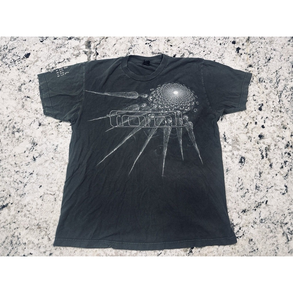 VTG Y2K TOOL Band Tee Dark Gray Women Large Spectre Los Angeles California Metal